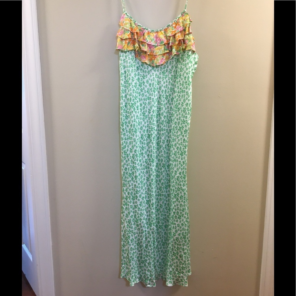 RIXO Target Leopard Sleeveless Ruffle Slip Dress - Picture 9 of 15